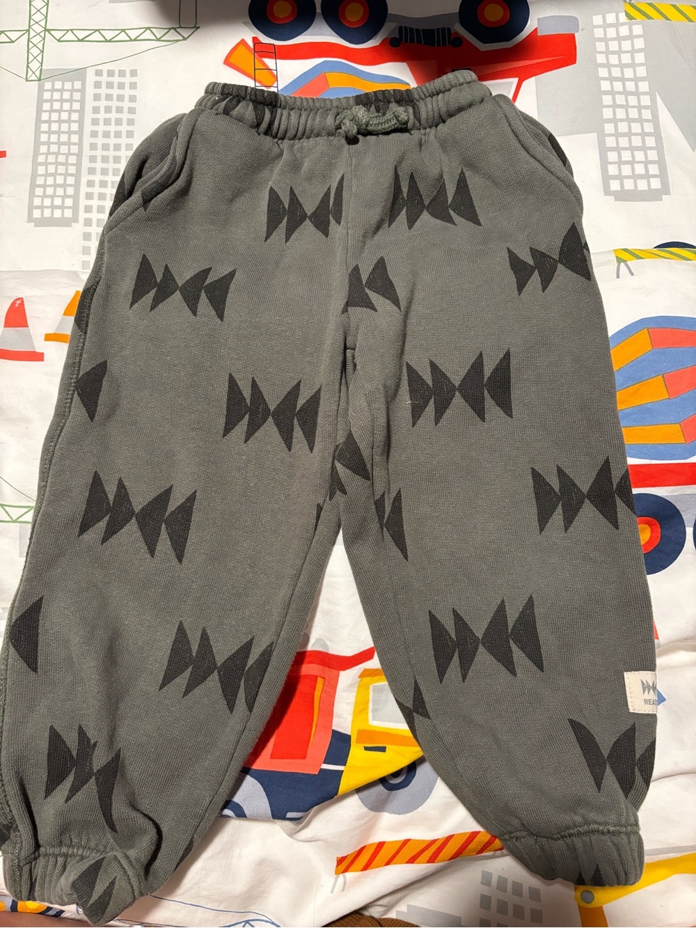 Zara Kids Jogger Sweatpants with Geometric Print